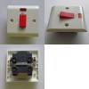 45A cooker switch with neon(3*3)