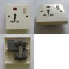 one gang 13A multi-function switched socket with neon