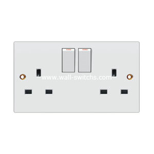 double 13A switched socket