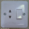 one gang multifunction switched socket