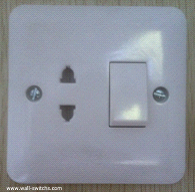 one gang multifunction switched socket