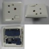 one gang 15A 3pin switched socket