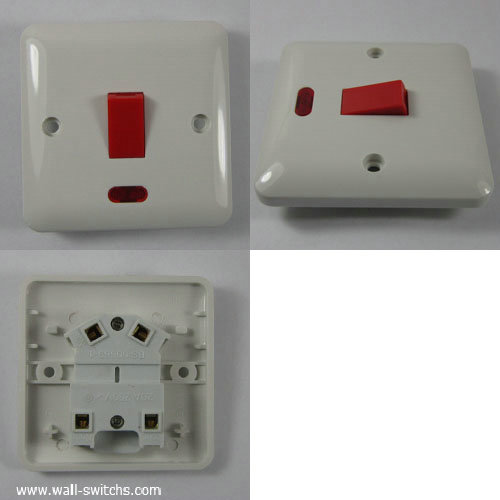 20A switch with neon