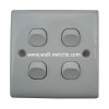 4 gang 1way/2way switch 