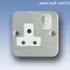 15A socket +switch