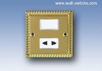16A multifunction socket+switch
