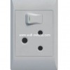 16A SWITCHED SOCKET with neon made in China PC cover household switch 