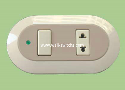 15A multifunction socket+switch 