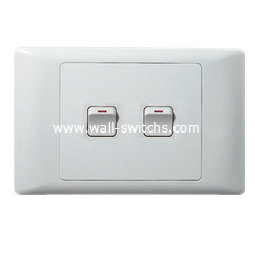 2 lever 1 way/2 way switch (4x2)
