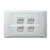 4 lever 1way/2 way switch (4x2)South Africa standard switch wall switch PC cover 