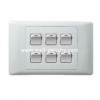 6 lever 1 way/2 way switch (4x2)South Africa standard switch wall switch PC cover