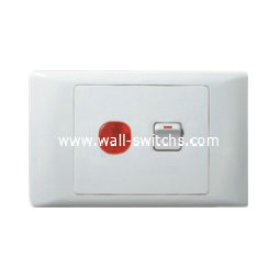 South Africa 1 lever 20A switch + neon (4x2)