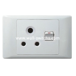 South Africa Standard 15A switch socket (4x2)