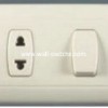 15A multifunction socket+switch
