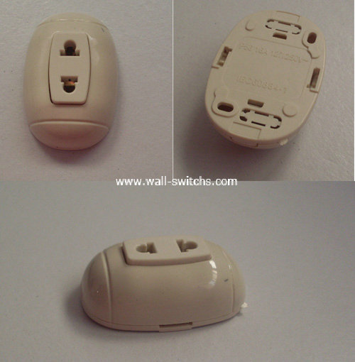 15A multifunction socket(brown)