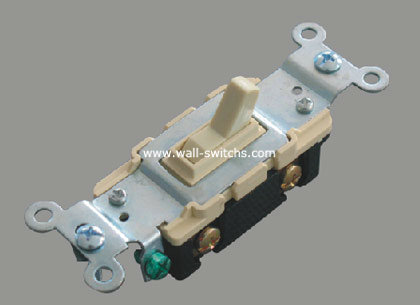 one gang two way/three way toggle switch