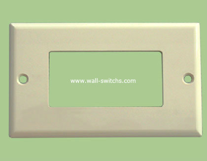 one gang wall  plate  white bakelite
