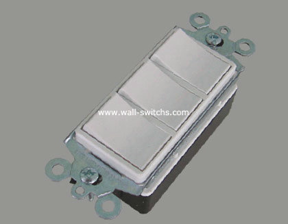  three gang south American 10A/125V standard switch