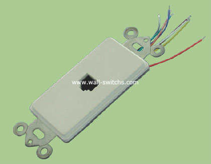 South American standard data jack ivory