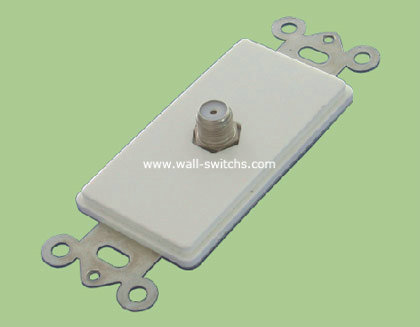 V36 one gang TEL jack American standard ivory export to Salvador One RJ11 Jack,4 Positon,4 Conducotr