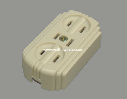  South American three gang socket plastic panel