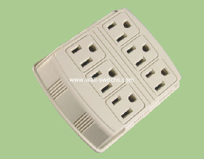 south  six outlet grounding electrical socket outlets