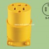 V60 south American 15A/125V yellow 3pin receptacles  copper conduction export to Salvador