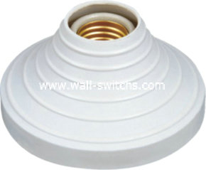 New Zealand white 4.5 inch E27lamp holder/light socket