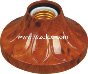 Vietnam wood 4.5 inch E27lamp holder/light socket
