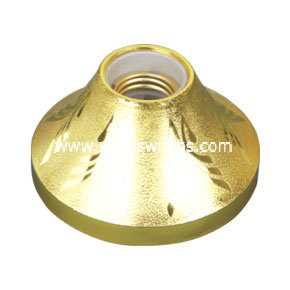 Suez golden 4.5 inch E27lamp holder/light socket