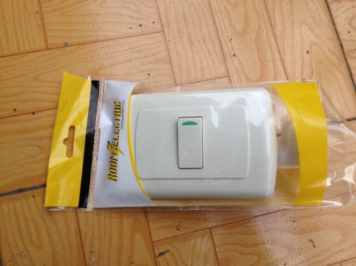 OPP bag package for U series wall switch socket