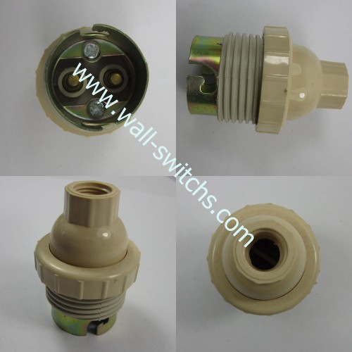 J000413 B22 lampholder for egypt in china PC cover+iron ring