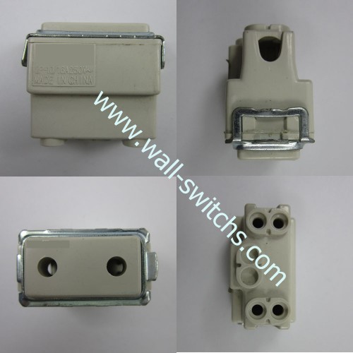 J00068 china export to egypt module socket ABS wall socket 