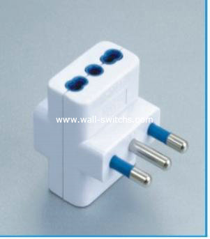 J380:16A plug-3*10/16A adapter/conversion socket export to Chile or Italy copper conductive 