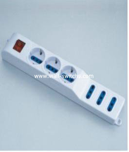 3G1.0MM2*1.5M 16A extension socket