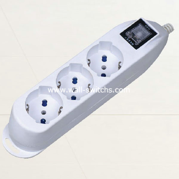 3G1.0MM2*1.5M 16A extension socket