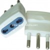 J423:16A plug-10/16A round pin adapter/conversion socket PC copper made in China to Italy Chile