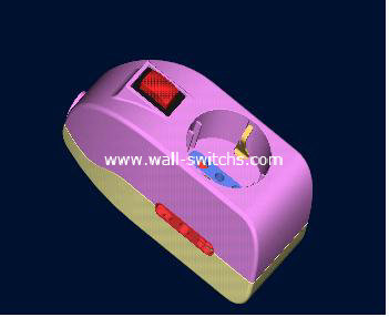 3G1.0MM2*1.5M 16A socket with switch