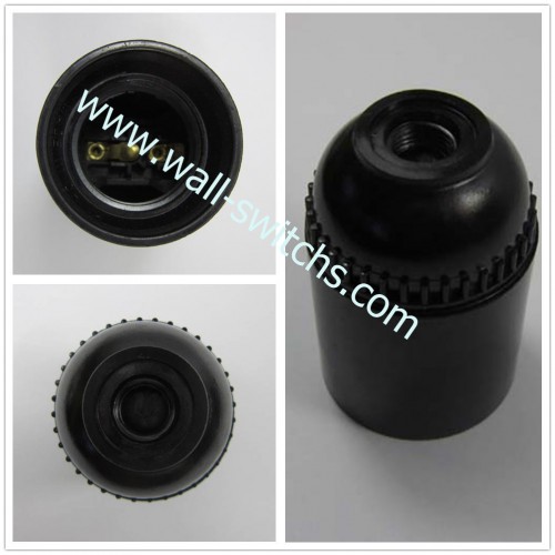 JF514 black bakelite cover+copper contact E27 lampholder for egypt