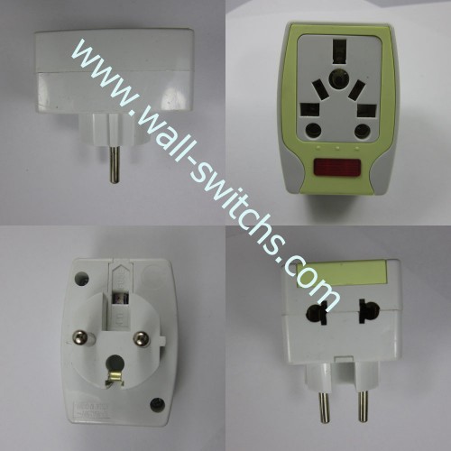 JF521 ABS cover+copper pin+iron inside metal adapter egypt in china