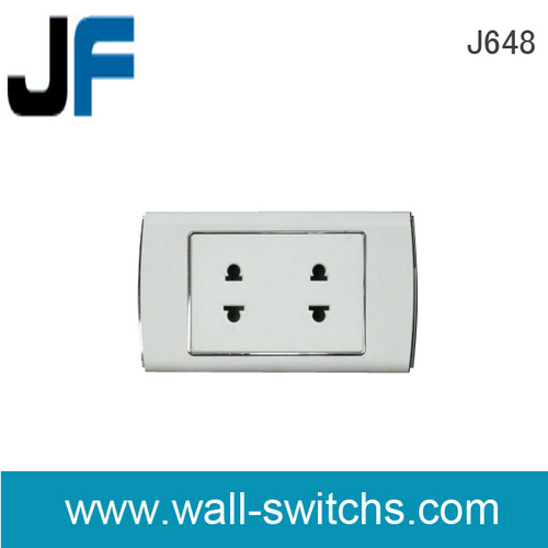 J648 Double 2 pin socket