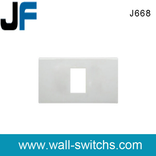 J668 1 gang plate