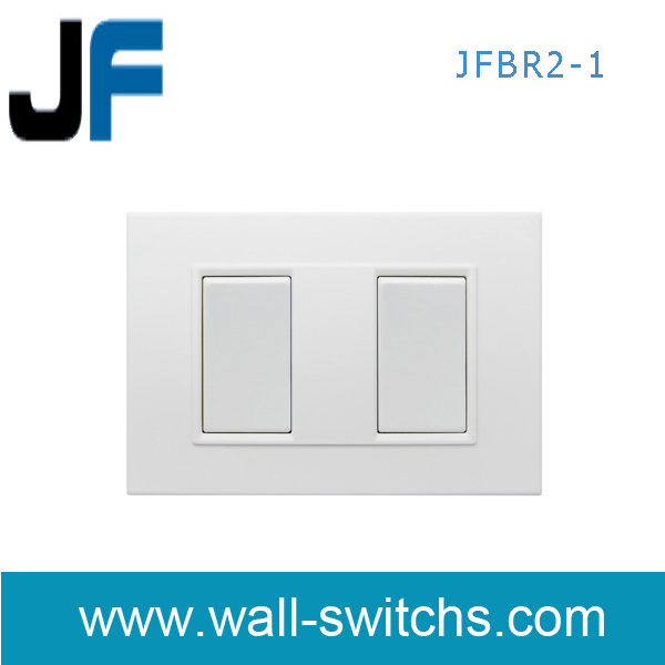 JFBR2-1  wall switch chinese facotry Simple double Switch