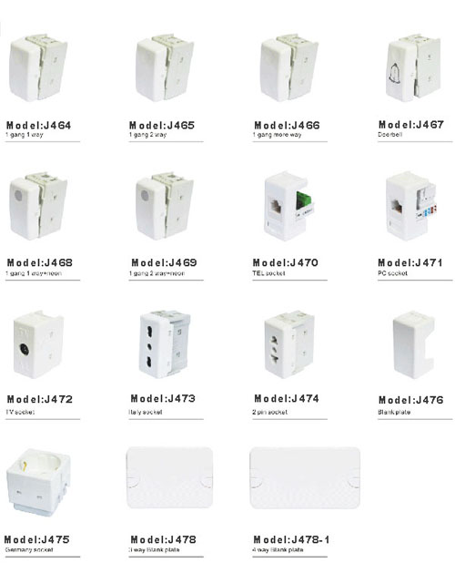 JFITA series:Italy style wall switches and sockets
