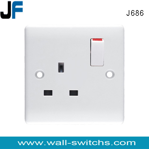 electrical wall switch and socket