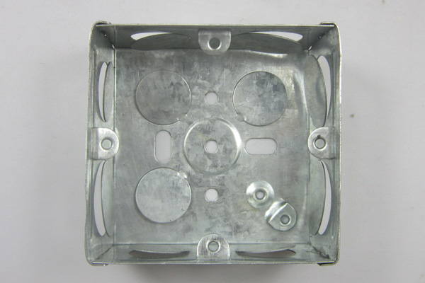 J1331 Bangladesh galvanized metal iron 3X3 metal junction box